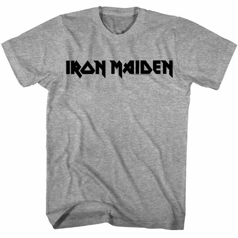 Iron Maiden Dark Logo Men’s T Shirt