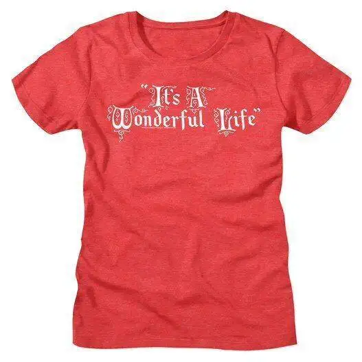 It's a Wonderful Life Festive Movie Title T-Shirt