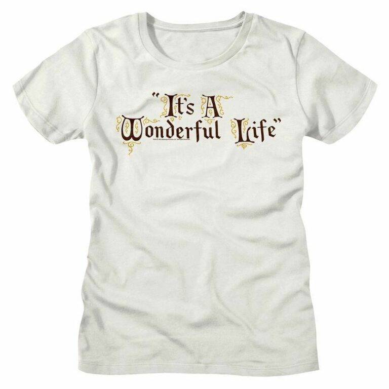 It's a Wonderful Life Movie Title T-Shirt