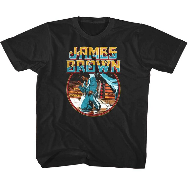 James Brown Hit Me Twice Kids T Shirt