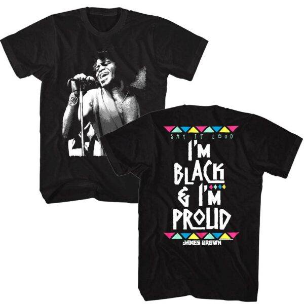 James Brown I’m Black & I’m Proud Men’s T Shirt