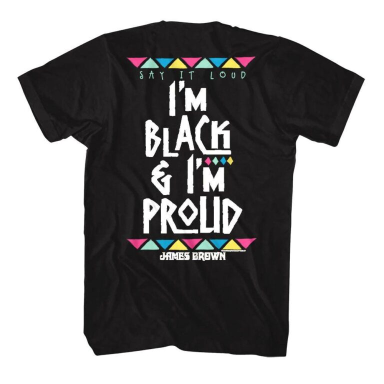 James Brown I’m Black & I’m Proud Men’s T Shirt