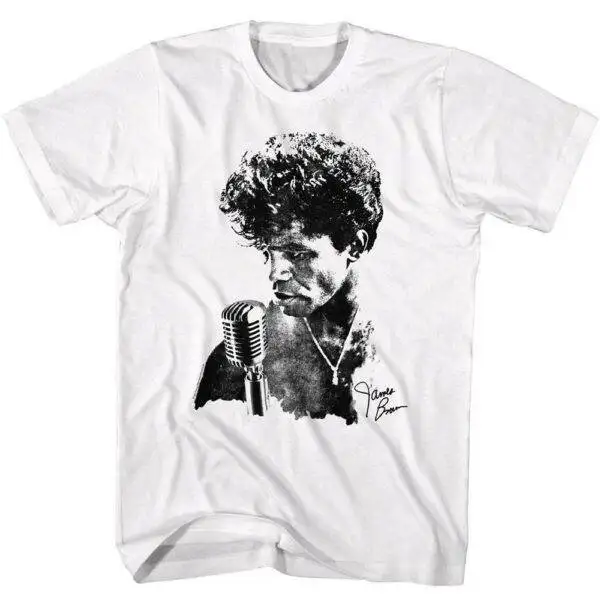 James Brown on the Microphone Men’s T Shirt