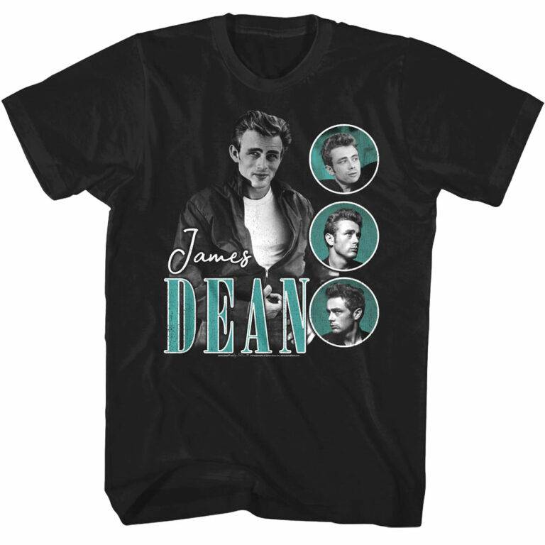 James Dean Teal Moods Men’s T Shirt