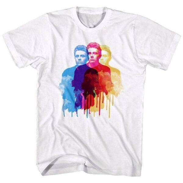James Dean Color Inkblot Men’s T Shirt