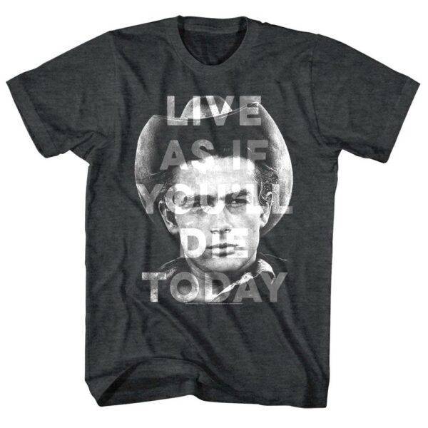 James Dean Live As If You’ll Die Today Men’s T Shirt