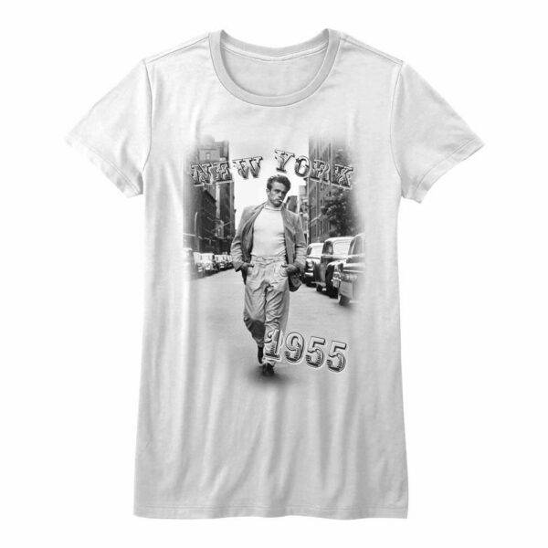 James Dean New York Walk 1955 Women’s T Shirt