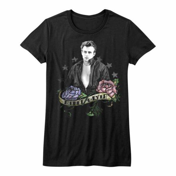 James Dean Rebel 4 Ever Tattoo Women’s T Shirt