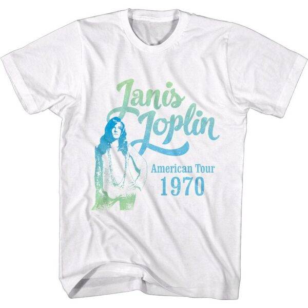 Janis Joplin American Tour 1970 Men’s T Shirt