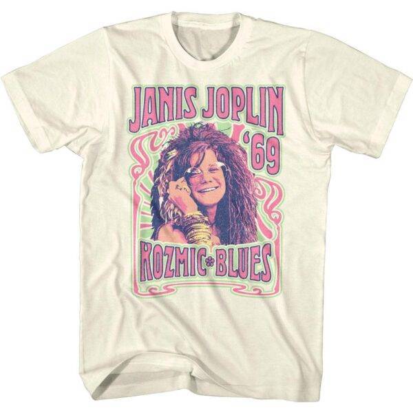 Janis Joplin Kozmic Blues 69 Men’s T Shirt