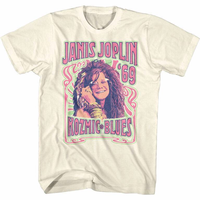 Janis Joplin Kozmic Blues 69 Men’s T Shirt