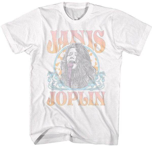 Janis Joplin Live at Woodstock Men’s T Shirt