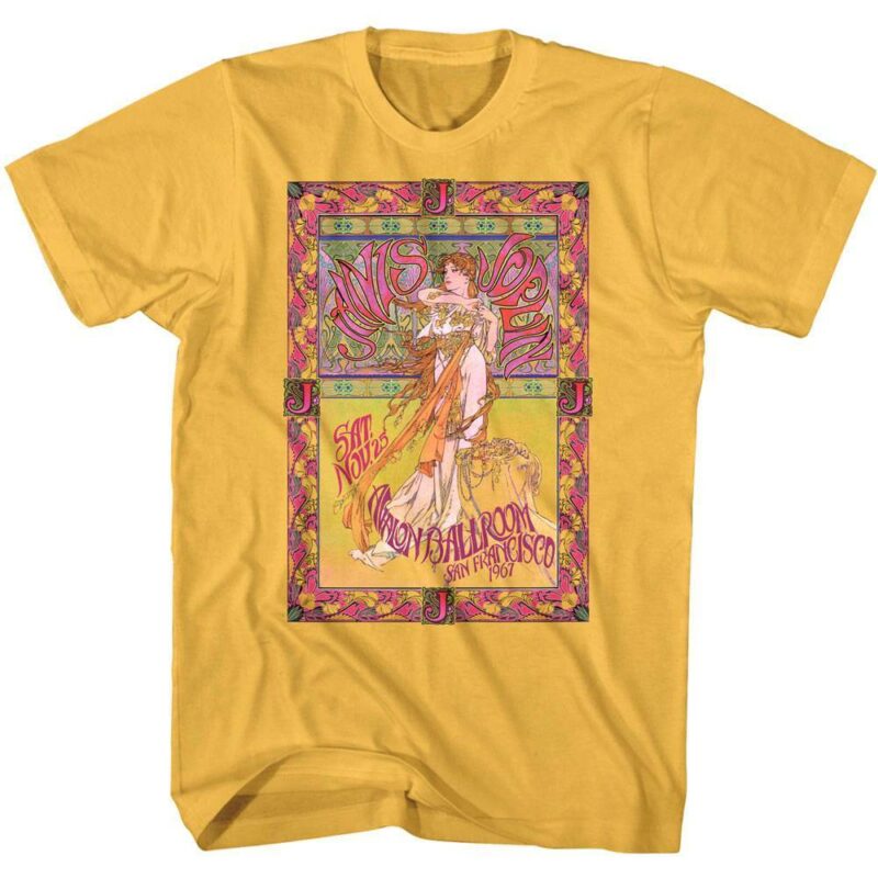 Janis Joplin Avalon Ballroom Men’s T Shirt