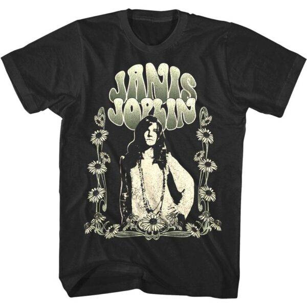 Janis Joplin Daisy Chain Men’s T Shirt