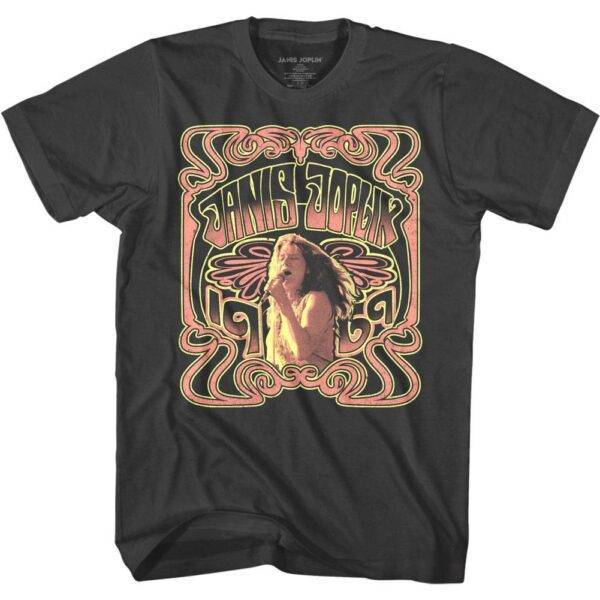 Janis Joplin Psychedelic Concert 1969 Men’s T Shirt