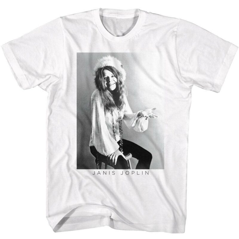 Janis Joplin Queen of Psychedelic Blues Men’s T Shirt