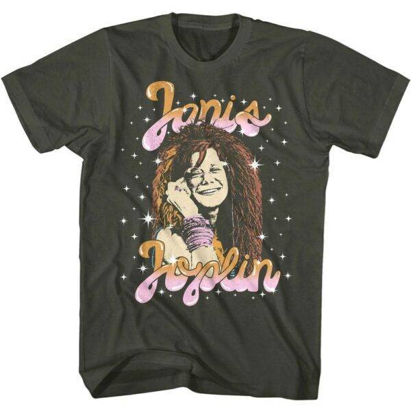 Janis Joplin Sparkles Live In Concert Men’s T Shirt