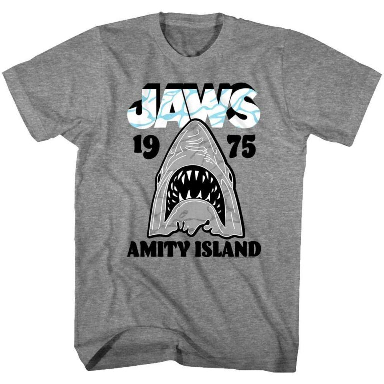 Jaws Shark Amity Island 1975 Men’s T Shirt