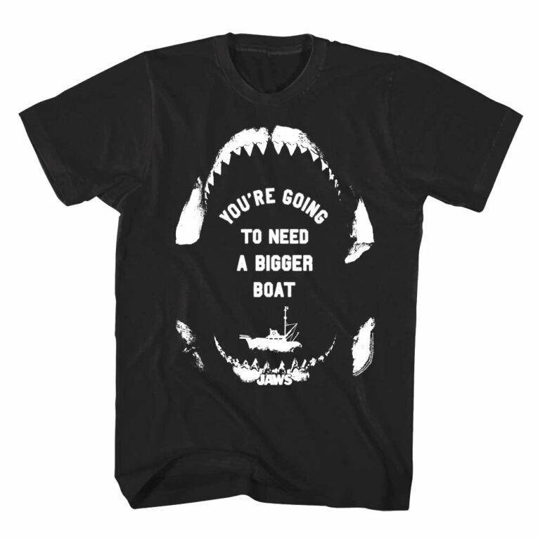 Jaws Shark Teeth POV Men’s T Shirt