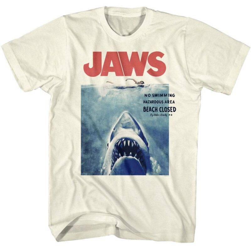 Jaws Hazardous Area Men’s T Shirt