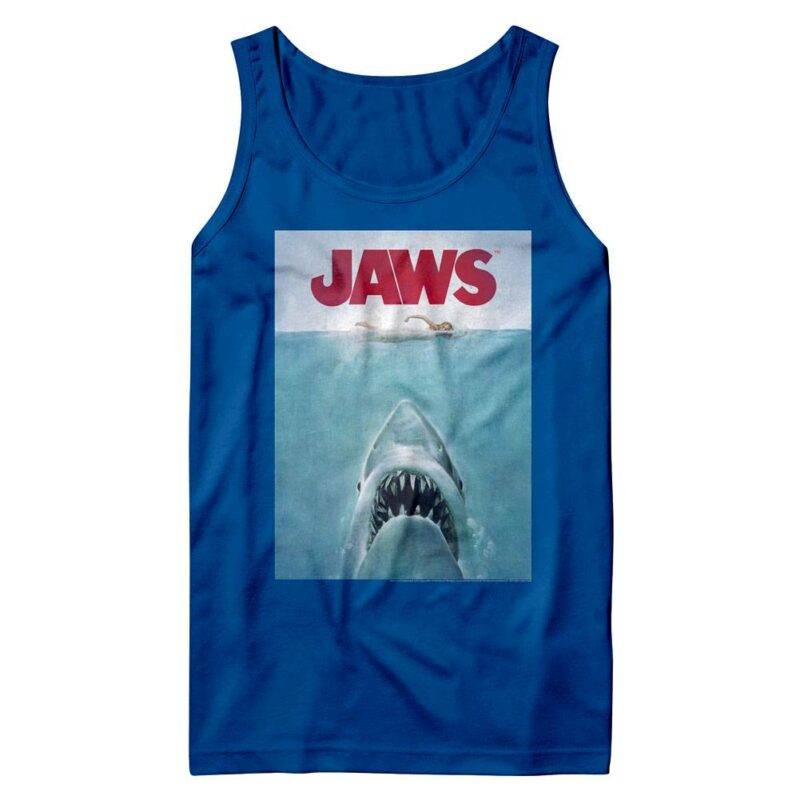 Jaws Movie Poster Tank Top