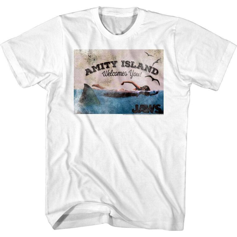 Jaws Amity Island Welcomes You T-Shirt