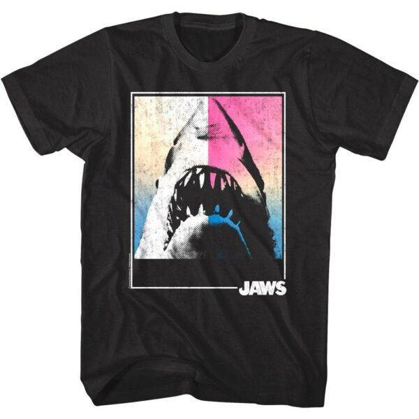 Jaws Halftone Pastel Shark T-Shirt