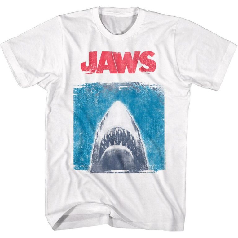 Jaws Vintage Distressed Poster T-Shirt