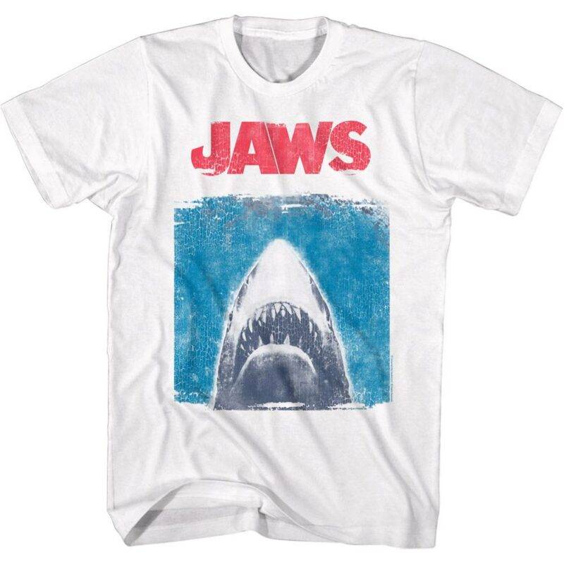 Jaws Vintage Distressed Poster T-Shirt