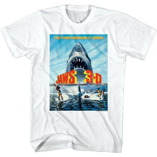 Jaws 3D Third Dimension Terror T-Shirt