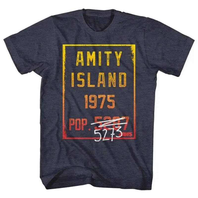 Jaws Amity Island Population Countdown T-Shirt