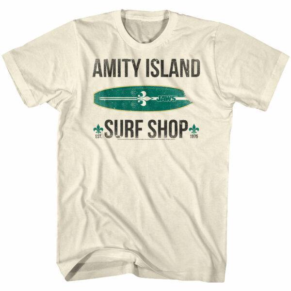 Jaws Amity Island Surf Shop Men’s T Shirt