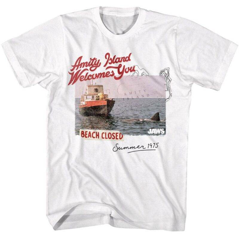 Jaws Amity Island Summer 1975 Men's T Shirt