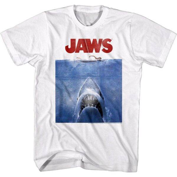 Jaws Deep Blue Poster T-Shirt