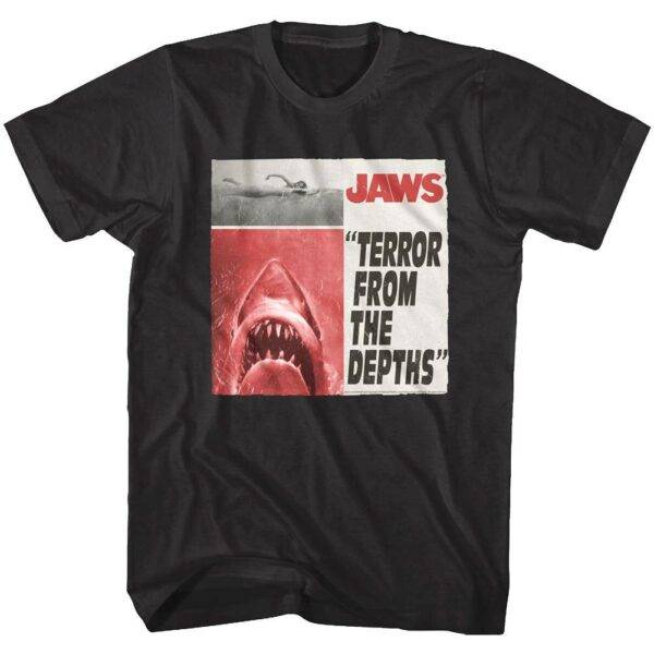 Jaws Headline News Men’s T Shirt