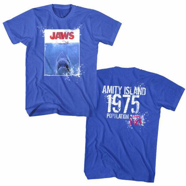 Jaws Amity Island Population 1975 T-Shirt