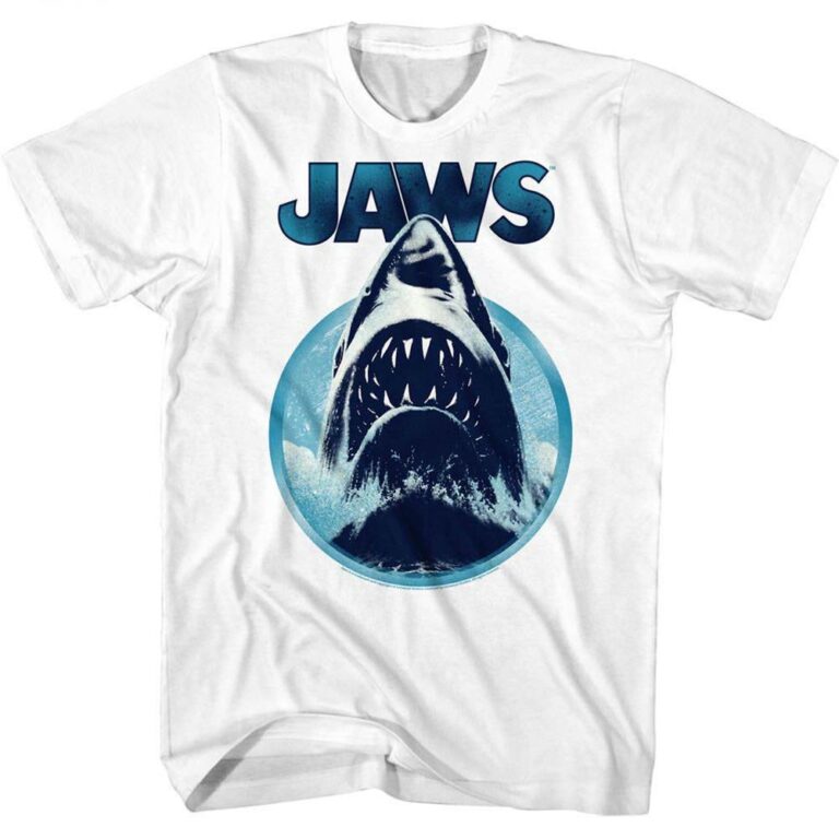 Jaws Great White Shark Hole T-Shirt