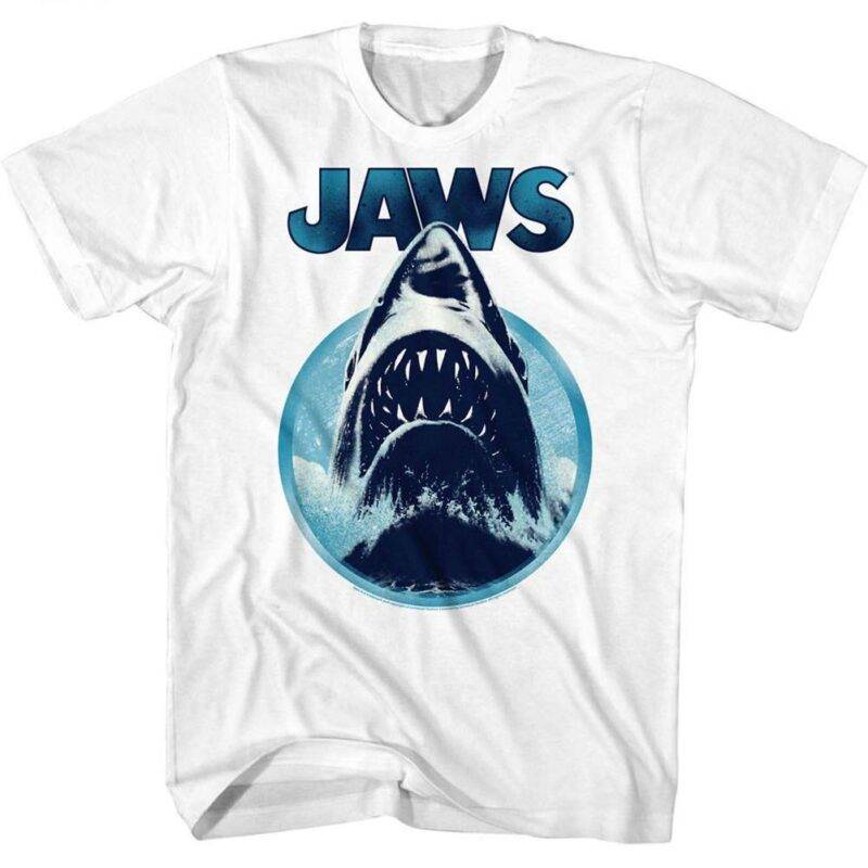 Jaws Great White Shark Hole T-Shirt