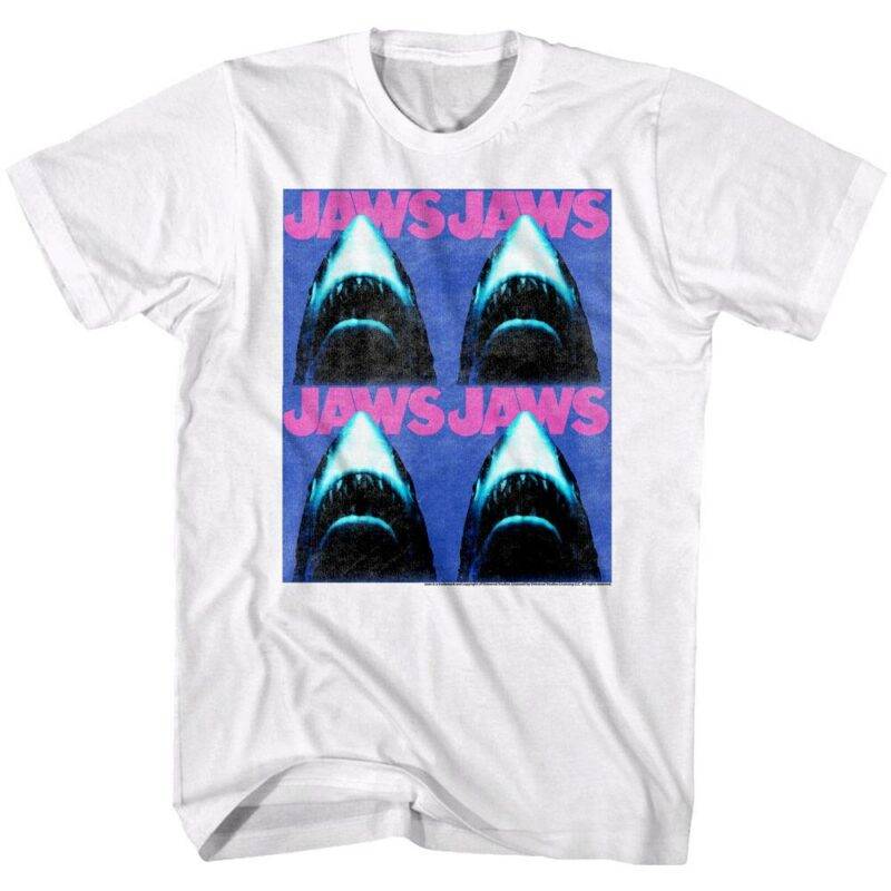 Jaws Pop Art Shark Posters Men’s T Shirt