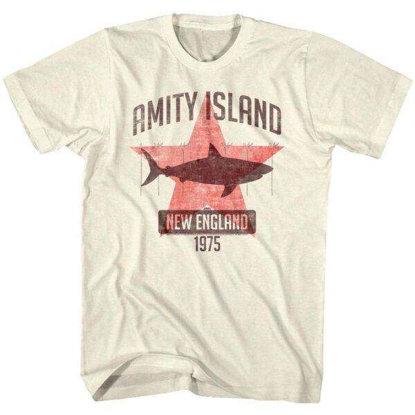 Jaws Star New England 1975 T-Shirt