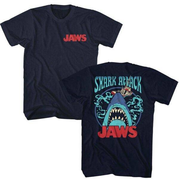 Jaws Shark Attack Men's T Shirt