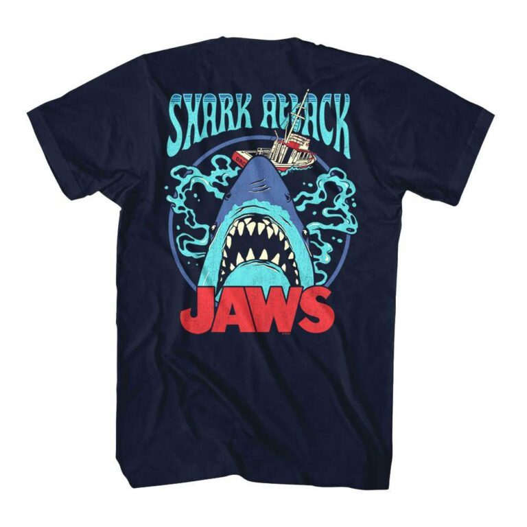 Jaws Shark Attack Men's T Shirt