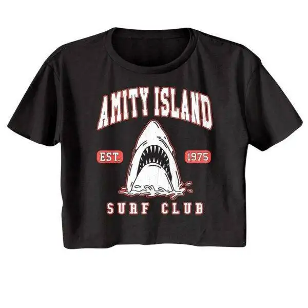 Jaws Amity Island Varsity Surf Club Women’s Crop Top