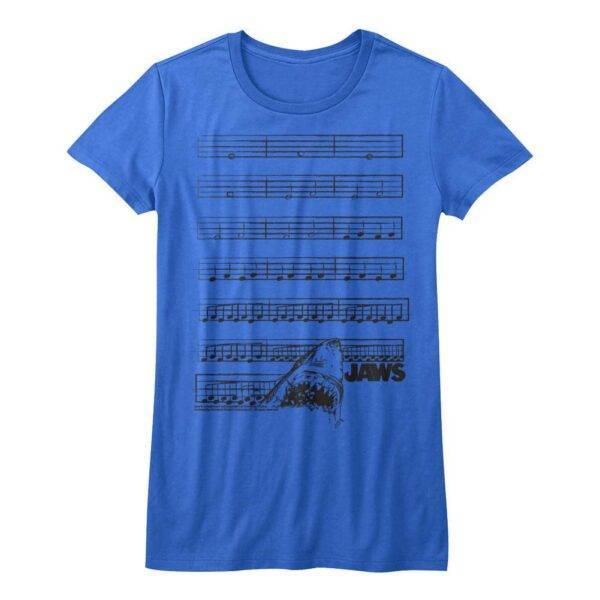 Jaws Dun-Nun Movie Music Score T-Shirt