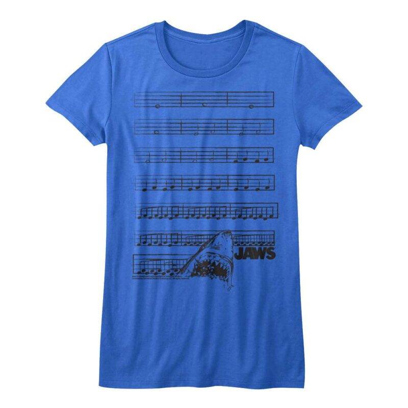 Jaws Dun-Nun Movie Music Score Women’s T Shirt