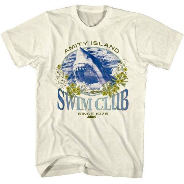 Jaws Amity Shark Swim Club Men's T Shirt