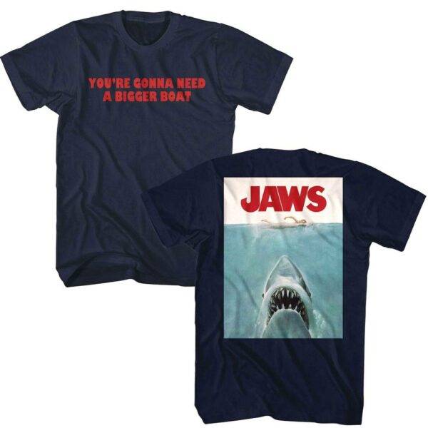 Jaws Bigger Boat Men’s T Shirt