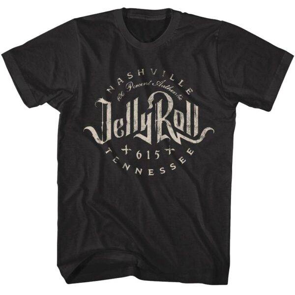 Jelly Roll Nashville Guitarman T Shirt Graphic Southern Rap Tees