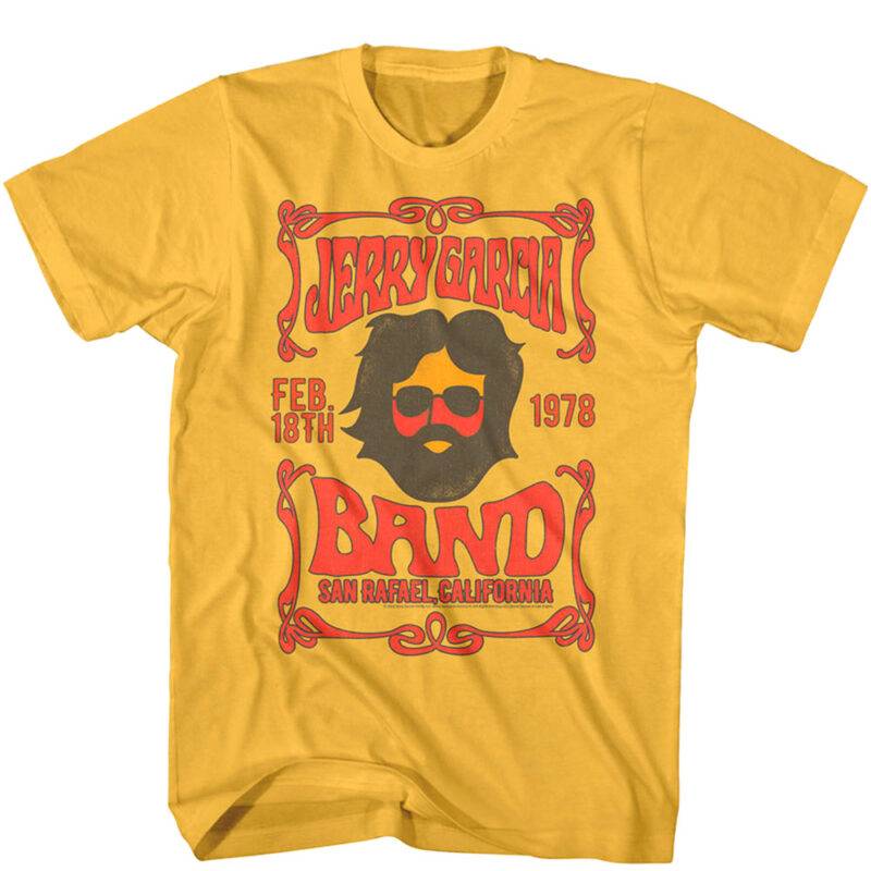 Jerry Garcia Band San Rafel Men’s T Shirt