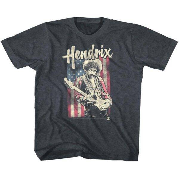 Jimi Hendrix Star Spangled Banner Kids T Shirt